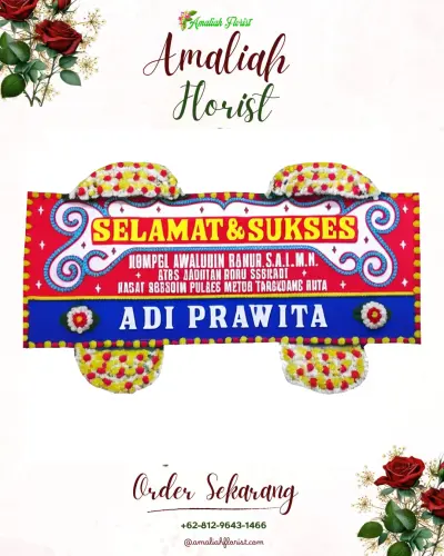 Karangan Bunga Ucapan Selamat di Kadupandak