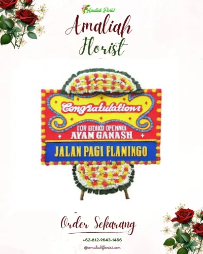 Bunga Papan Congratulation di Kadupandak